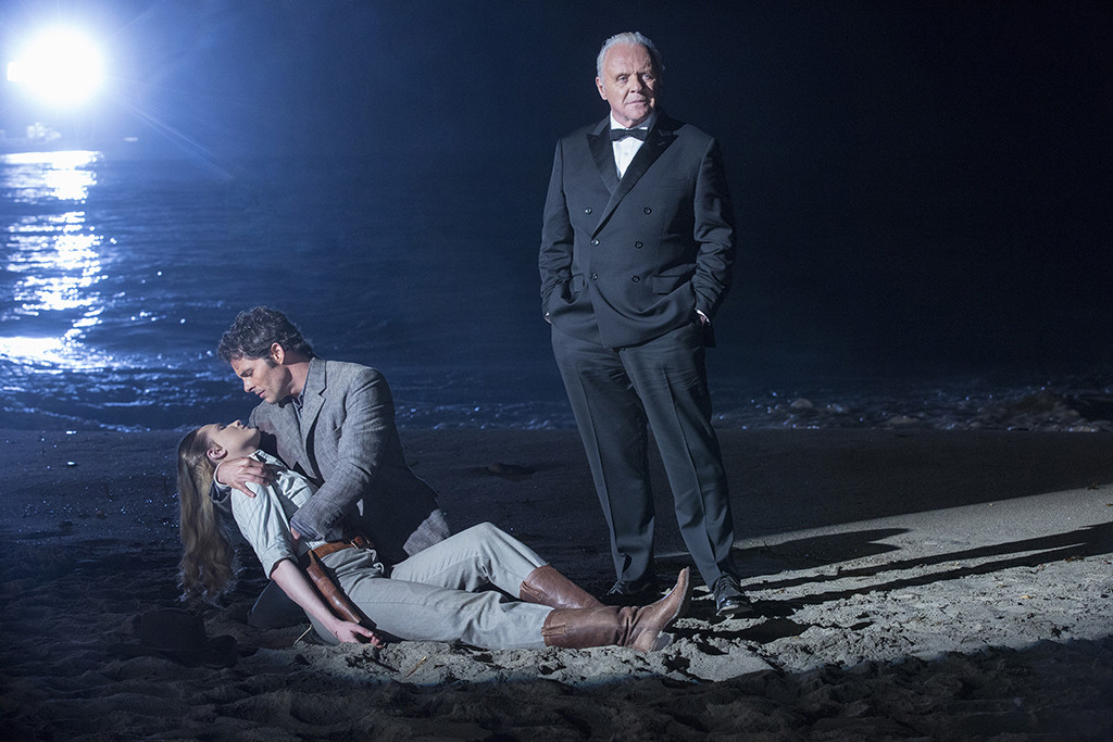 Anthony Hopkins, Evan Rachel Wood, James Marsden, Westworld Anthony Hopkins, Evan Rachel Wood, James Marsden, Westworld